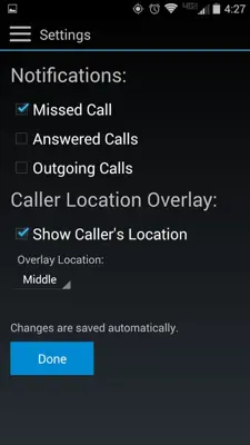 Call Locations android App screenshot 0