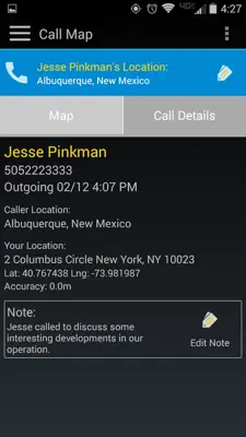 Call Locations android App screenshot 4